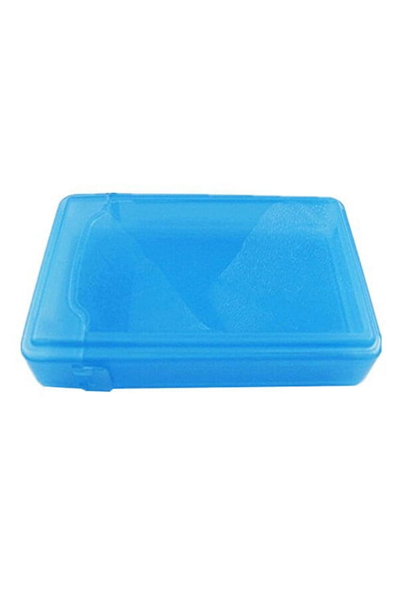 FRCOLOR 1Pack Rectangular Blue Polypropylene Storage Tank Box Case for 3.5 Inch Data Protection