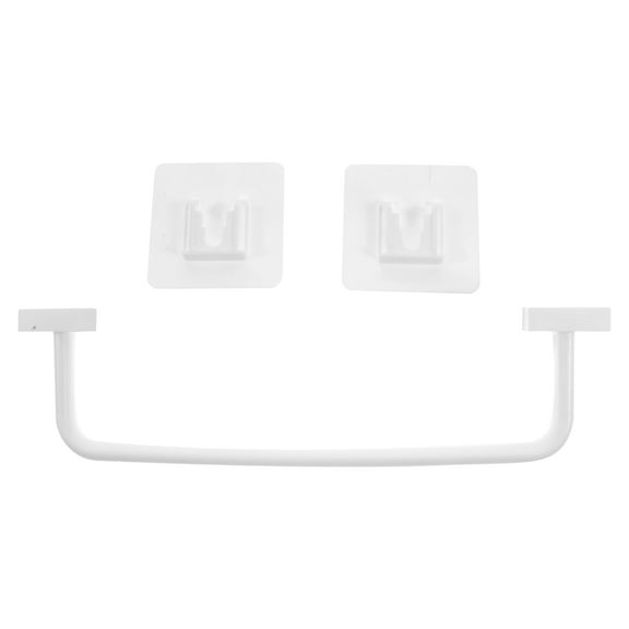 FRCOLOR 1Pack Towel Storage Holder for Bathroom Accessories in Rectangular Shape PP Material with Wall Mounting