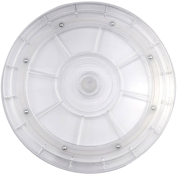 WRISTBIQUE Smooth Surface Turntable Transparent 1Pack