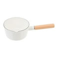 thumbnail image 1 of PAMINGONO Enamel Cookware White Milk Pot 1Pcs 11.8x5.9x3.1in, 1 of 8