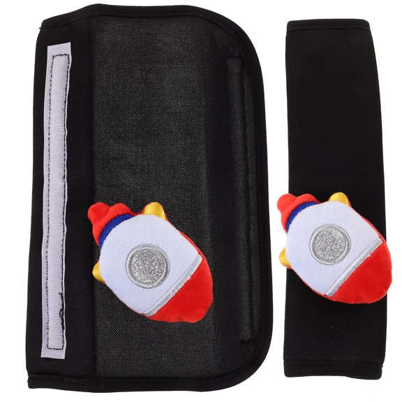TAILTOSS 1Pair Auto Belt Shoulder Cushion Soft Cover Assorted Color Creative Interior Decoration