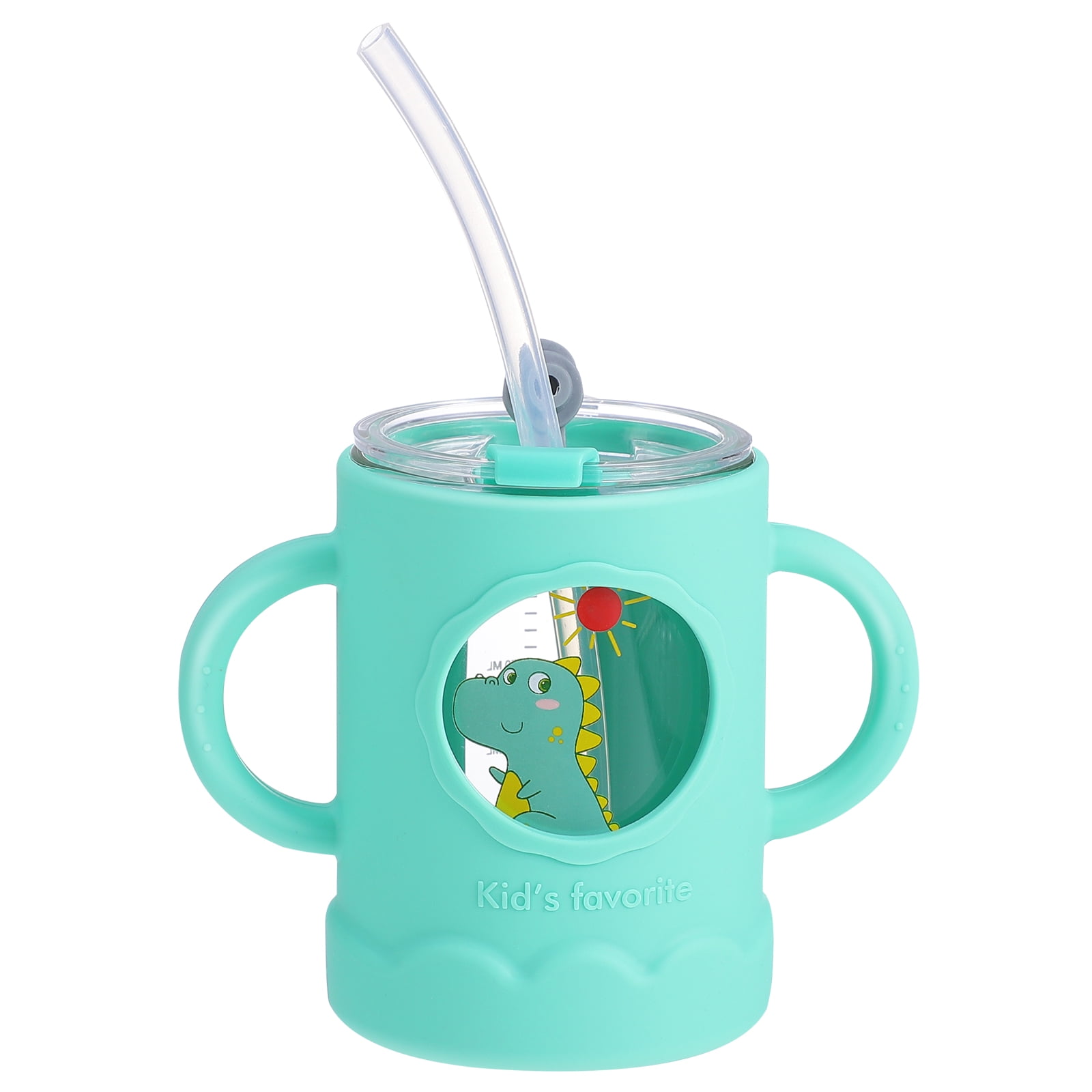 FRCOLOR 1Pc 250ml Measuring Straw Cup Breast Milk Container Children