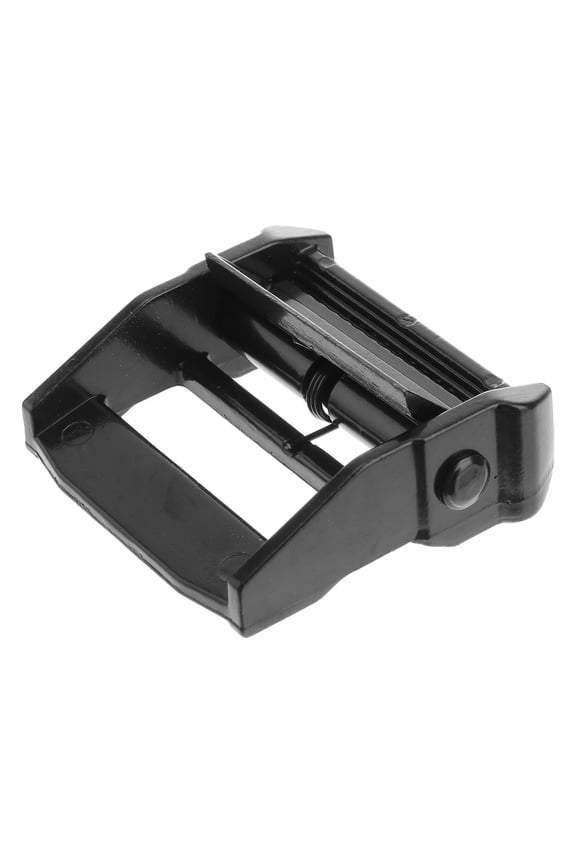 1Pc Black Webbing Strap Lock Buckle Zinc Alloy Press Cam Buckle for Secure Bundling
