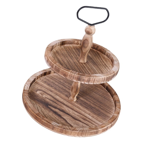 LABSERRON 1Pc Wooden Candy Displaying Rack for Baking Dessert and Party Storage