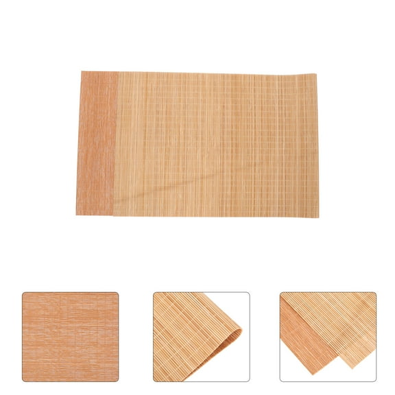 PAMINGONO Bamboo Place Mat for Home Use Heat Insulation 1Pack 35.37X11.79in