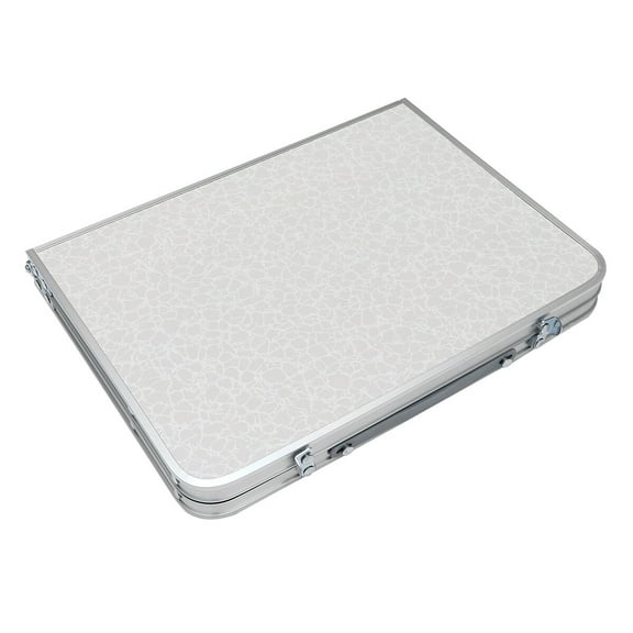 WRISTBIQUE Folding Table White For Camping 1Set 24x16x10in