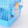 thumbnail image 1 of PAMINGONO Rectangular Hamster Cage Blue 1Pack 8.3x10.6x17.7in Plastic, 1 of 8