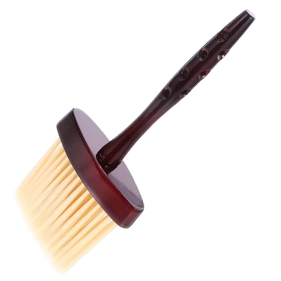 PAMINGONO Neck Brush Hair Brush Brown Fiber 1Pcs
