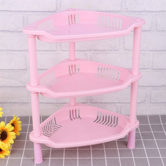 WASHWEPE Bathroom Shelf Organizer, Standing Storage Rack for Toiletries and Essentials, 1 Piece, 11 x 7.7 x 13 Inches