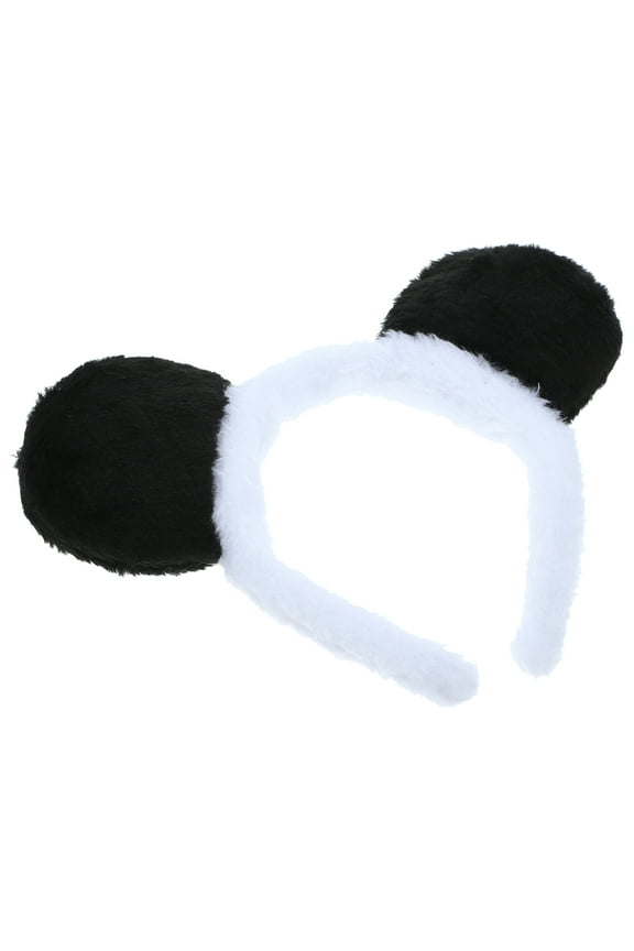 1Set Plastic Circular Band with Panda Ears Hair Accessory for