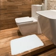 thumbnail image 1 of PAMINGONO Solid Color Cloth Toilet Pad Toilet Lid Cover Polyester 1 Home Bathroom, 1 of 8