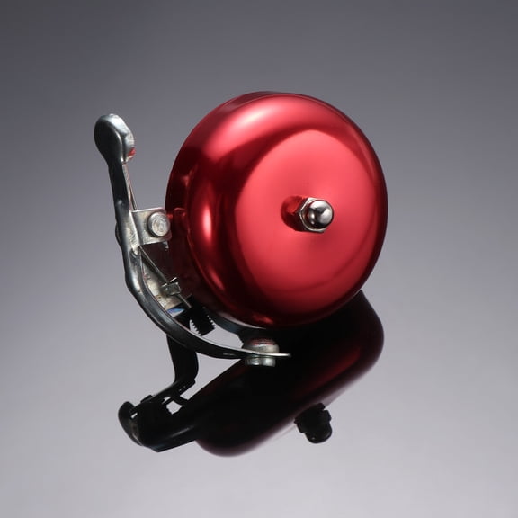 FRCOLOR 1Set Red Dome Bell for Cycling Biking Accessories Aluminum Alloy Metal Construction Safety Announcement