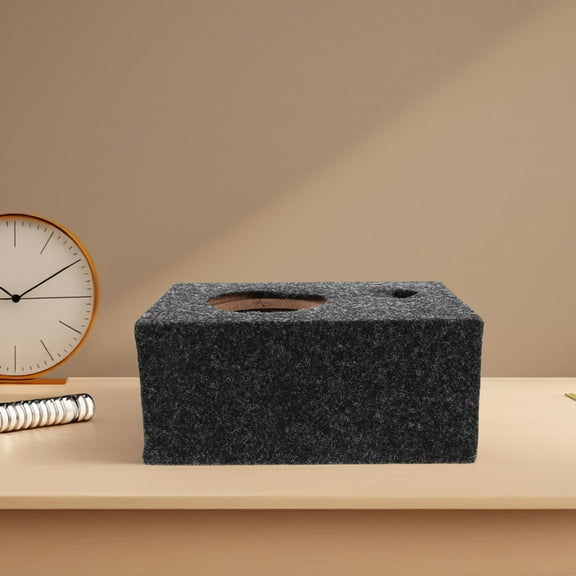 FRCOLOR 1Set Speaker Box with Felt Cloth for Car Audio System Tweeter Box