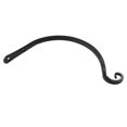 thumbnail image 1 of FRCOLOR 1pc Iron Hook Wall Mounted Hook Rack Flower Basket Holder Floral Decor Hanging Hook for Gardening Indoor Outdoor (Black), 1 of 8
