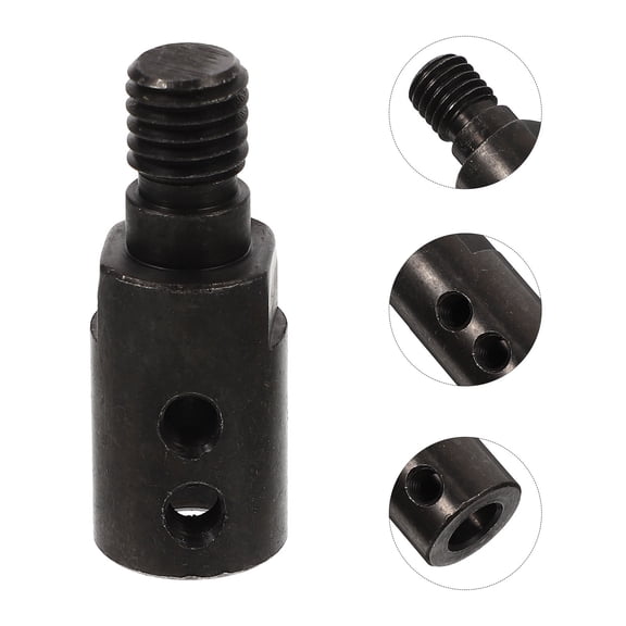 FRCOLOR 1pc M10 8MM Hole Axle Motor Shaft Coupler Sleeve Coupling Chuck Adapter