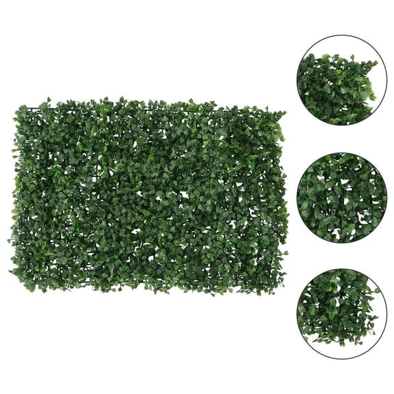 FRCOLOR 1Pc Artificial Grass Lawn Green Plastic Plants for Garden Decoration and Wall Backdrop