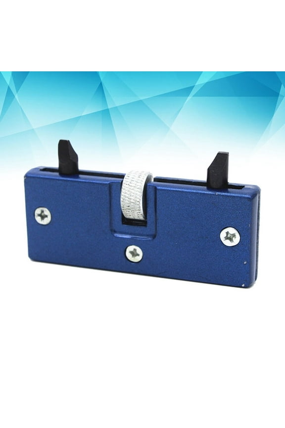 2 Claws Watch Case Opener Tool Flat Adjustable Battery Replacement Watch Back Case Repair Remover (Blue)