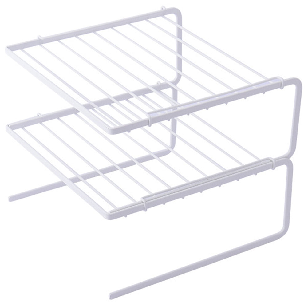 FRCOLOR 2 Layer Iron Storage Rack Kitchen Organizer Dish Sink Rack
