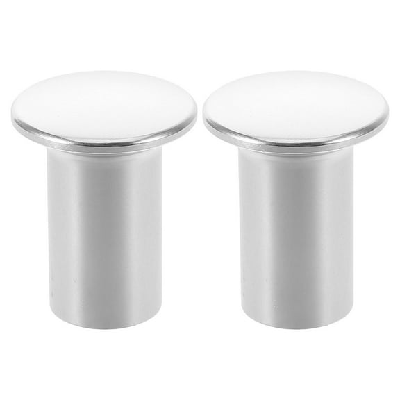 FRCOLOR 2 PCS Aluminum Drift Lever Knob Button Cover Perfect for Car Modification and Emergency Brake Replacement
