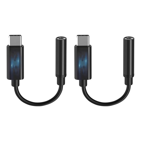 FRCOLOR 2 PCS Audio Adapter Replacement for Old Broken Type-C to Headphone Jack