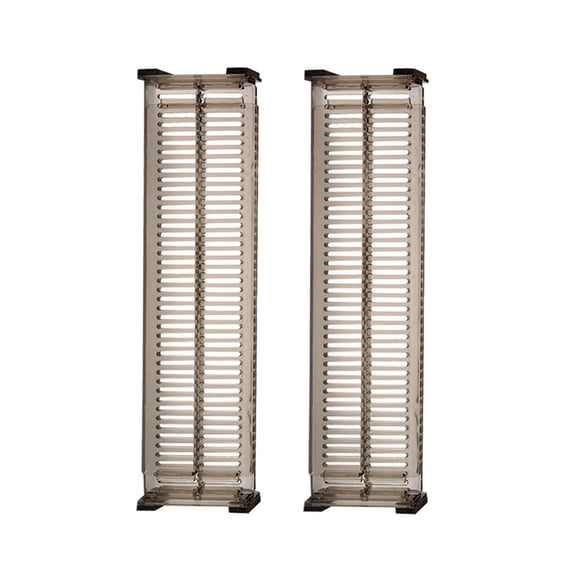 LABSERRON 2Pcs DIY Drawer Divider Black Flexible Adjustable Storage for Necktie Hosiery