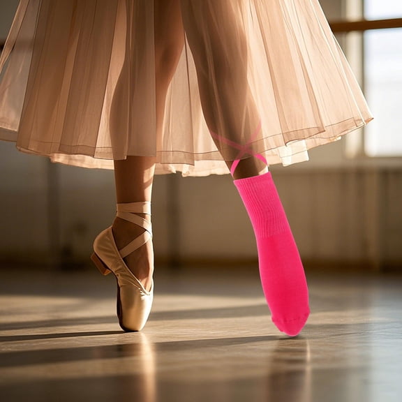 FRCOLOR 2 Pairs Cotton Non Slip Socks Women Yoga Socks Pilates Sock Woman Socks Yoga Non Slip Socks Workout Socks Nonskid Socks For Women