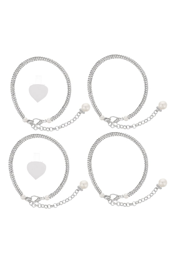 2 Pairs High Heel Straps Decorative Anti Loose Heel Straps for Women Detachable Ankle Straps Shoe Accessories