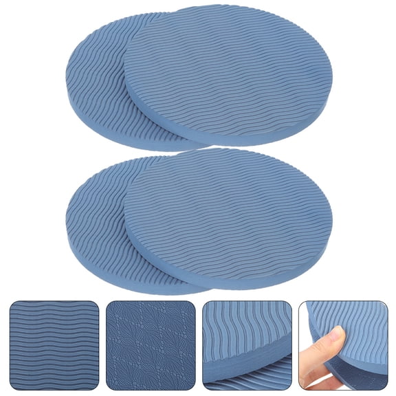 FRCOLOR 2 Pairs Padded Yoga Knee Pad Knee Safety Baby Fitness 17x17cm Blue
