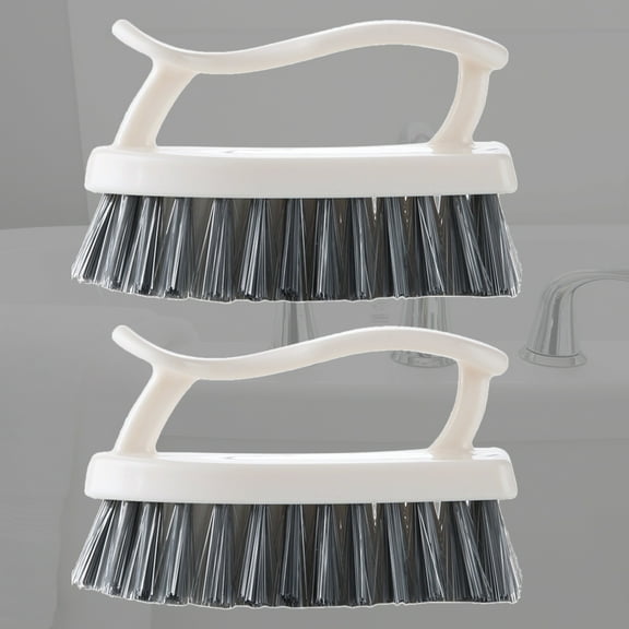 FRCOLOR  2 Pc Think Brush Hard Bristle Bathroom Corner Cleaning Tile