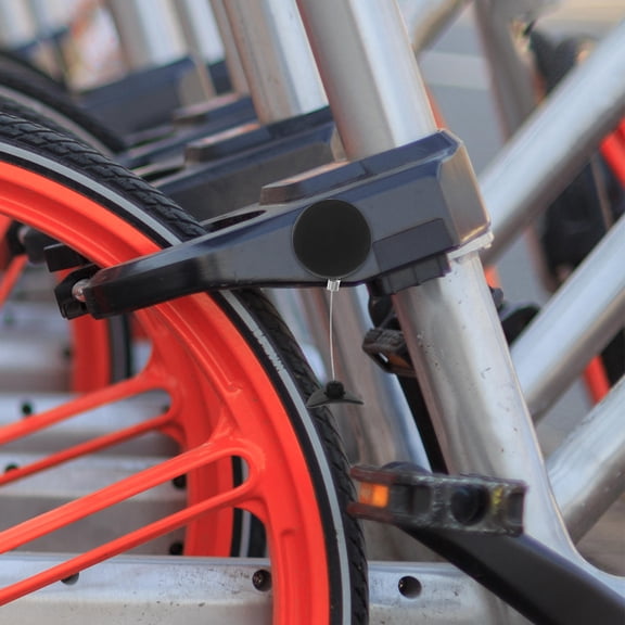 FRCOLOR 2 Pcs Adjustable Cable Lock Retractable Combination Travel Black