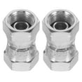 thumbnail image 1 of WASHWEPE Engineers Hydraulic Adapter Connector 2Pcs 1.50X0.87X0.87in, 1 of 8