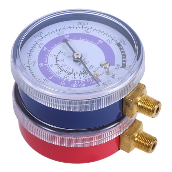 FRCOLOR  2 Pcs Air Conditioner Automobile Pressure Gauge Store Dial Conditioning