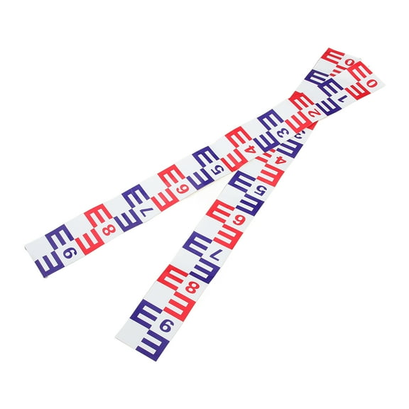 FRCOLOR  2 Pcs Aquarium Water Level Sticker Pond Ruler Scale