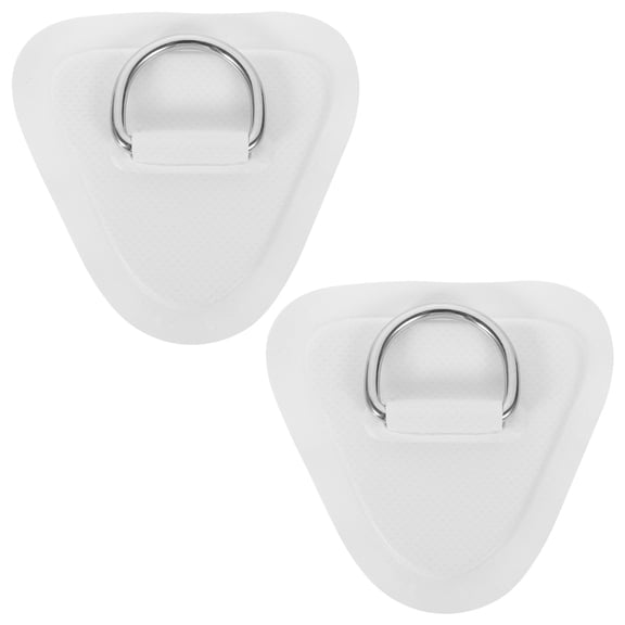 WASHWEPE Kayak D-Ring Buckles White 2Pack 3.54X3.54X0.12in