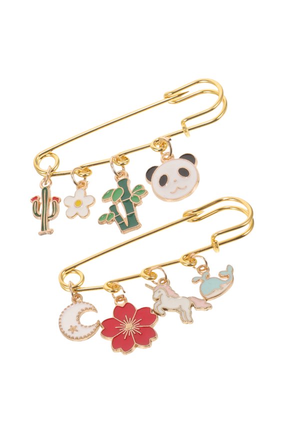 2 Pcs Brooches for Women Waist Tightening Tool Miss