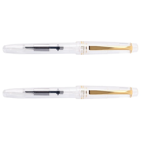 FRCOLOR 2 Pcs Brush Calligraphy 13.50X1.00X1.00CM Transparent