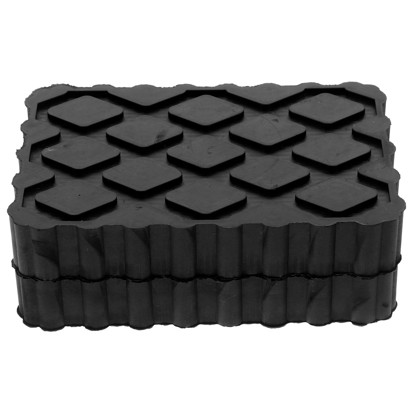 FRCOLOR 2 Pcs Car Lift Blocks Trailer Wheel Jack Rubber Pad