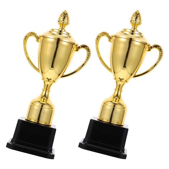 FRCOLOR 2 Pcs Children's Trophy Ceremony Decoration Competition Student Golden