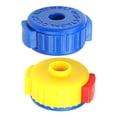 thumbnail image 1 of FRCOLOR Quick Release Cymbal Nuts for Drum Set Assorted Color Plastic 2pcs Small Size Easy Install, 1 of 8