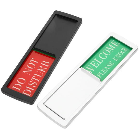 FRCOLOR 2 Pcs Do Not Disturb Light Privacy Flag Eye-catching Design Conference Office