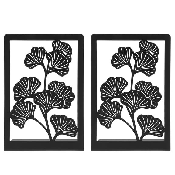 FRCOLOR Set of 2 Wrought Bookends for Filing and Home Office Organization