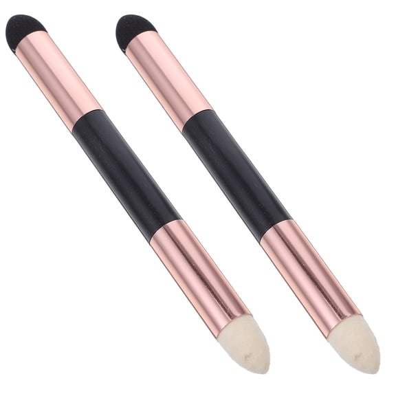 FRCOLOR  2 Pcs Drawing Sponge Brush Blending Brushes for Card Making Rose Gold