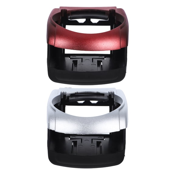 WASHWEPE Water Cup Holder Air Vent Cup Holder Silver 2Pcs Car Accessory