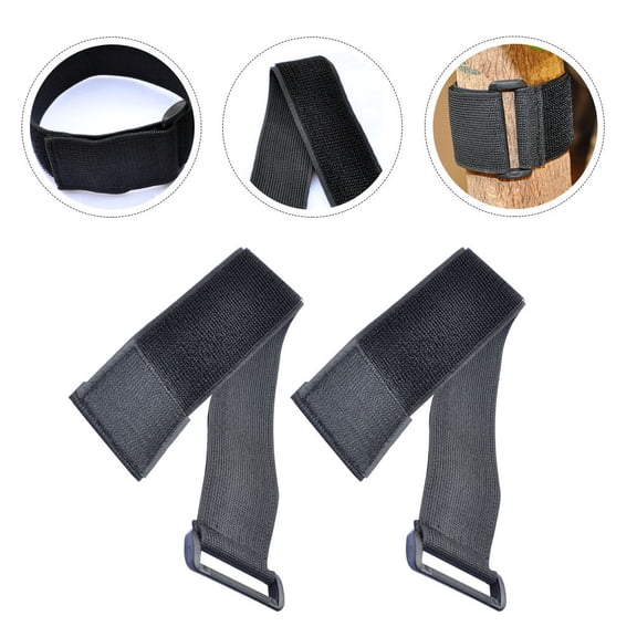 FRCOLOR 2-Pack Elastic Game Leg Straps Adjustable Polyester Bundling Belts for Outdoor Sports