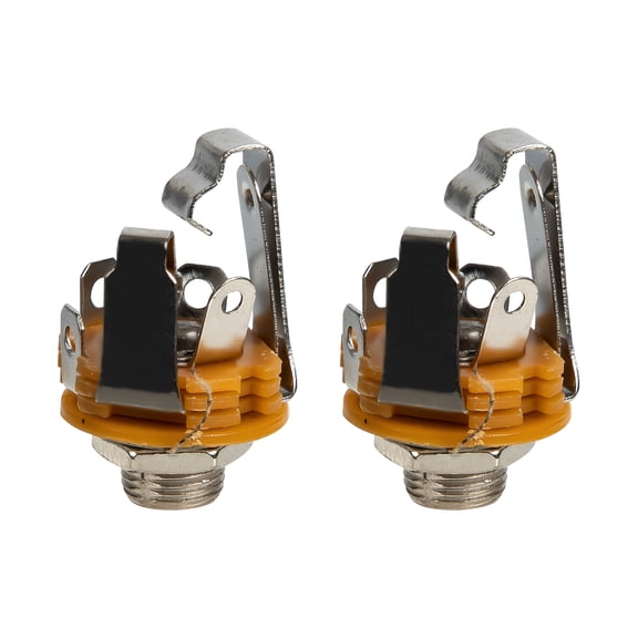 FRCOLOR  2 Pcs Electric Guitar Electronics Jack Audio Plug