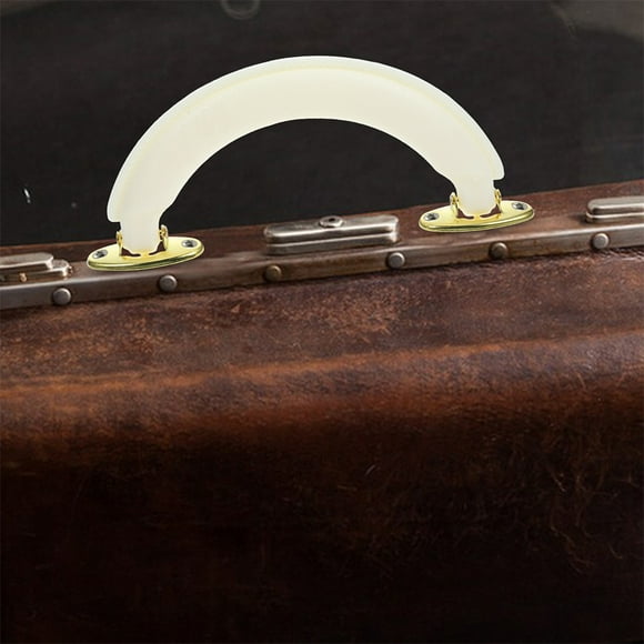 FRCOLOR 2 Pcs Guitar Musical Box Handle Pu Suitcase Handle Pu Grip Pull Handle Replacement Parts For Trunk Handbag Briefcase