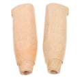 thumbnail image 1 of KAKOWELY Kitchen Knife Handle Wood Color Easy Replacement 2Pcs, 1 of 8