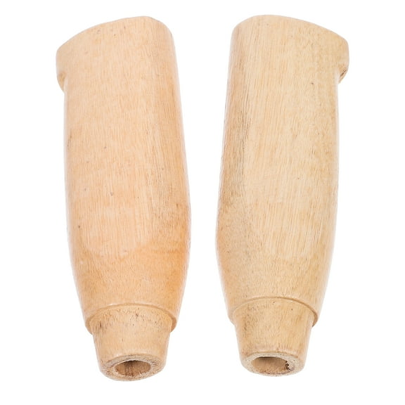 KAKOWELY Kitchen Knife Handle Wood Color Easy Replacement 2Pcs