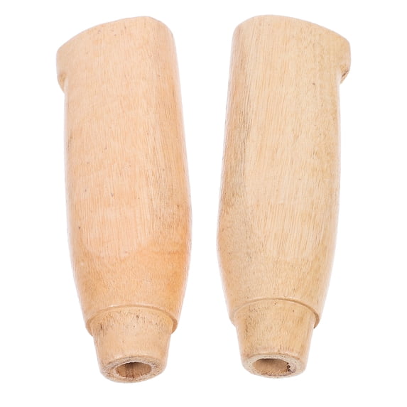 KAKOWELY Kitchen Knife Handle Wood Color Easy Replacement 2Pcs