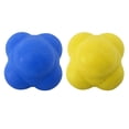thumbnail image 1 of FRCOLOR  2 Pcs Reaction Balls Hexagonal Athletic Training Rehabilitation Tool, 1 of 8